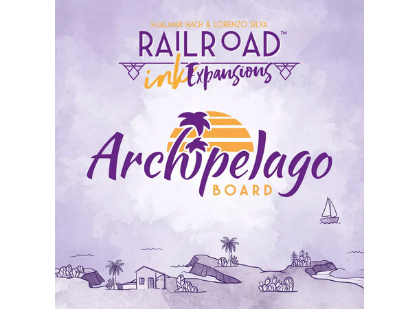 Railroad Ink Archipelago Boards Set Exp Utvidelse til Railroad Ink