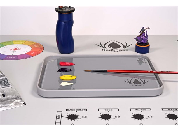 RedGrass Glass Palette Painter V2 225 x 150mm 