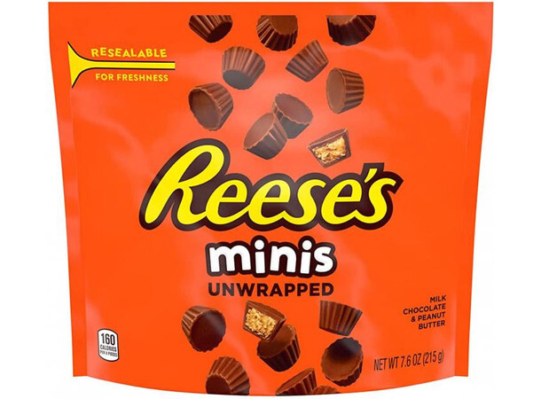 Reeses Minis Unwrapped 215g