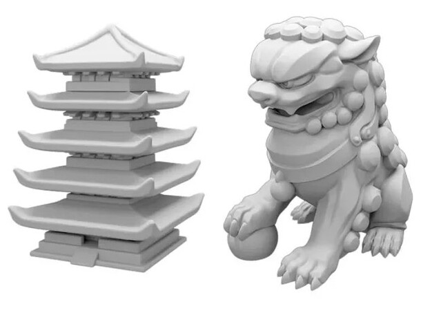 Shogun no Katana Lion and Pagoda Exp Utvidelse til Shogun no Katana