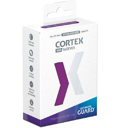 Sleeves Cortex Lilla 100 stk - 66x91 Ultimate Guard Standard Size