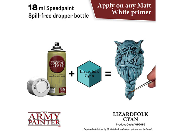 Speedpaint 2.0 Lizardfolk Cyan Army Painter - 18ml 