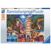 Streets of Pisa 500 biter Puslespill Ravensburger Puzzle
