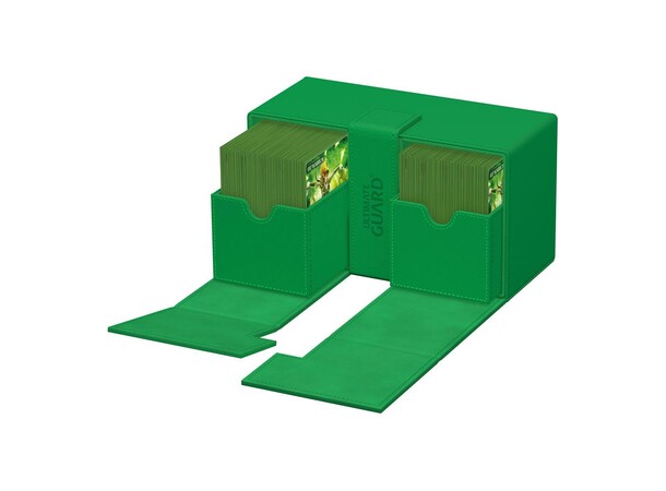 Twin Flip N Tray 200+ Grønn Ultimate Guard - Monocolor 