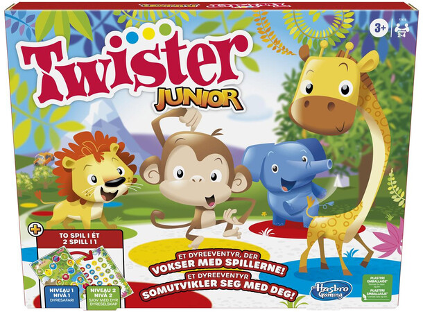 Twister Junior 2-i-1 Brettspill