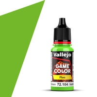 Vallejo Game Color Fluorescent Green 18ml - Fluo