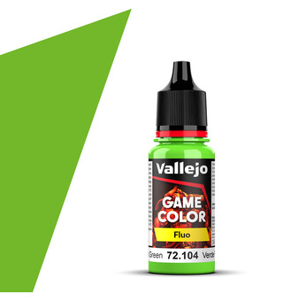 Vallejo Game Color Fluorescent Green 18ml - Fluo