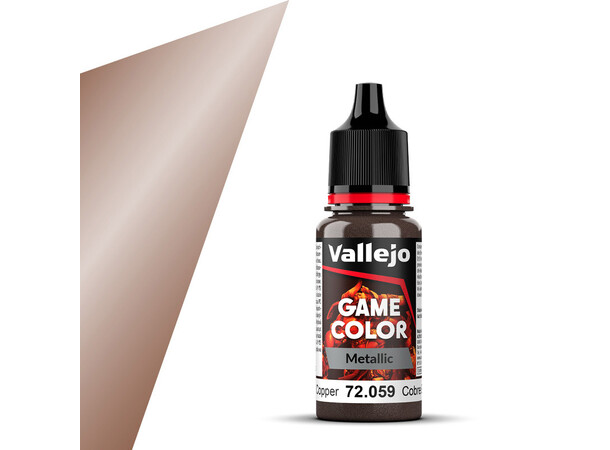 Vallejo Game Color Hammered Copper 18ml - Metallic 