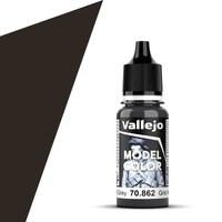 Vallejo Model Color Black Grey 17ml Tilsvarer 4752AP|4785AP|4795AP|4861AP