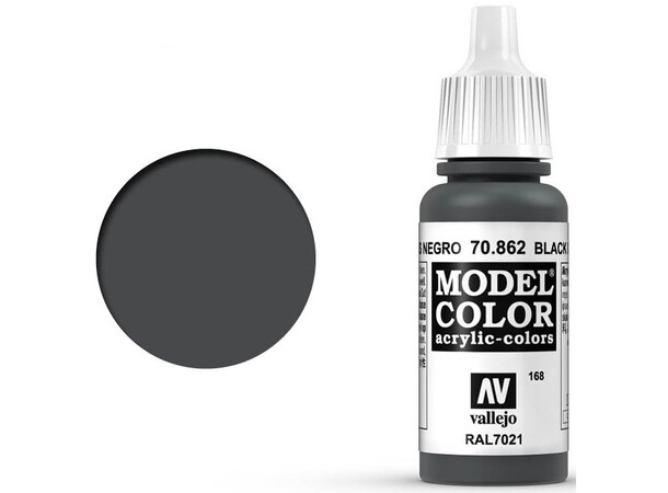 Vallejo Model Color Black Grey 17ml 