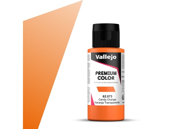 Vallejo Premium Candy Orange 60ml Premium Airbrush Color 
