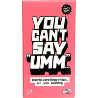 You Cant Say Umm Partyspel 