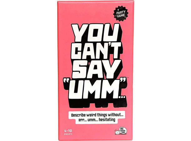 You Cant Say Umm Partyspel 