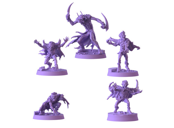 Zombicide 2nd Ed Dark Knight Pack 1 Utvidelse til Zombicide 2nd Edition 