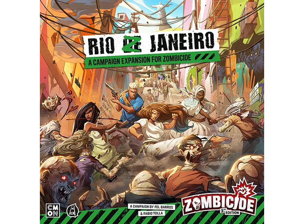 Zombicide 2nd Ed Rio Z Janeiro Expansion Utvidelse til Zombicide 2nd Edition