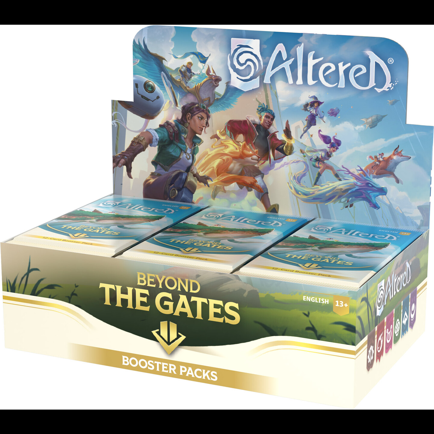 Altered TCG Beyond the Gates Display
