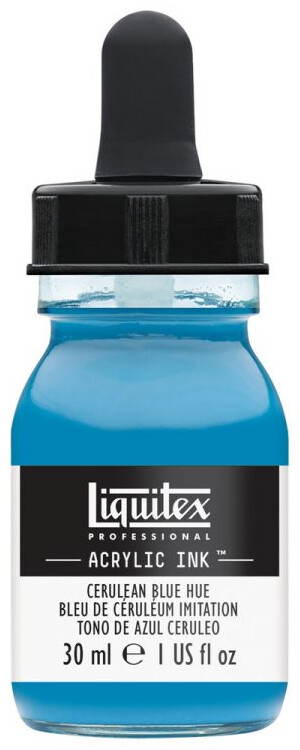 Ink Acrylic Cerulean Blue Hue Liquitex 470 - 30 ml