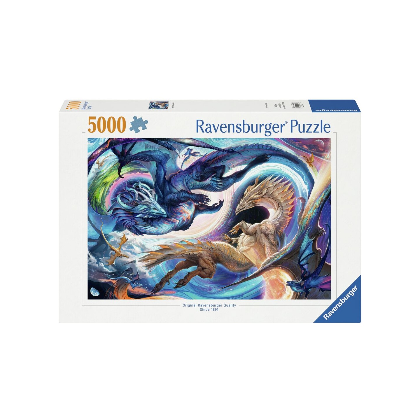 Dragon at Day & Night 5000 biter Puslespill - Ravensburger Puzzle