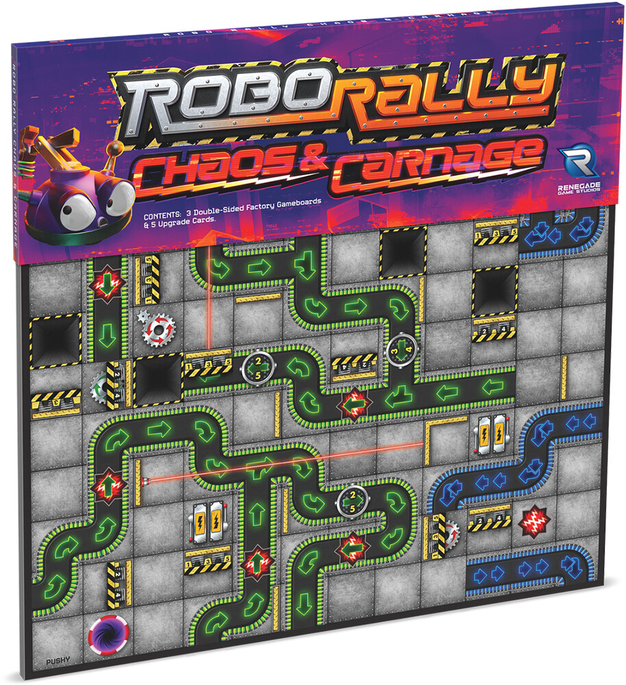 Robo Rally Chaos & Carnage Expansion Utvidelse til Robo Rally
