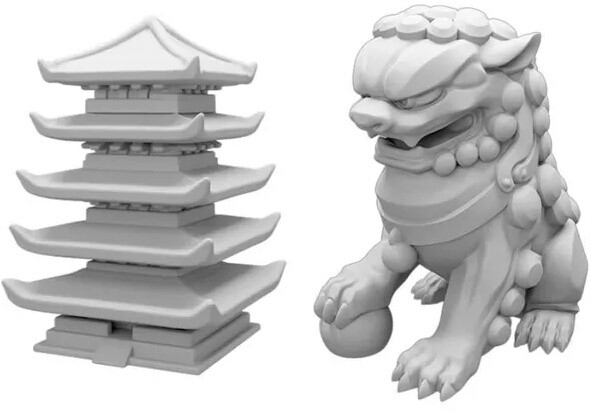 Shogun no Katana Lion and Pagoda Exp Utvidelse til Shogun no Katana