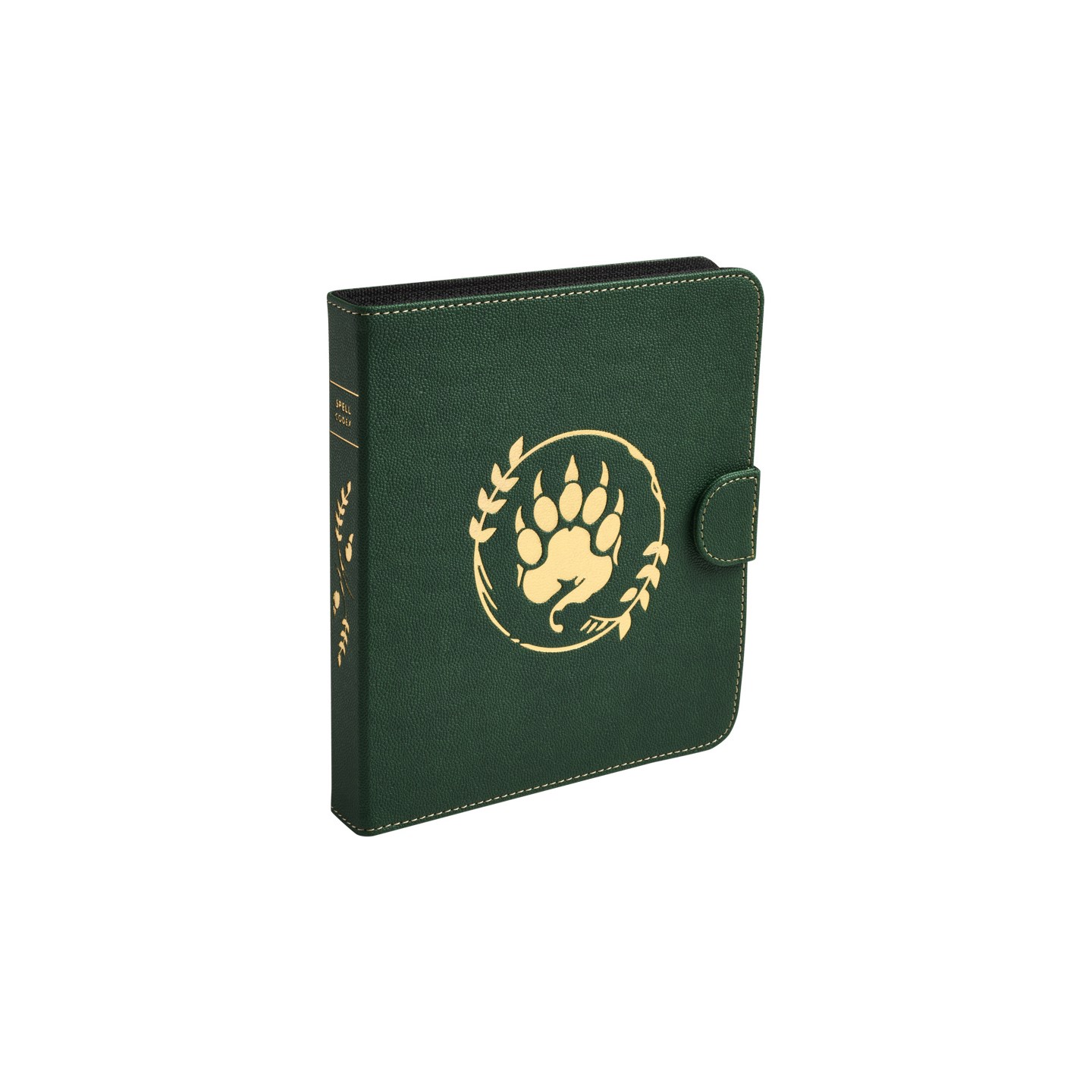RPG Spell Codex Portfolio Forest Green Dragon Shield Roleplaying