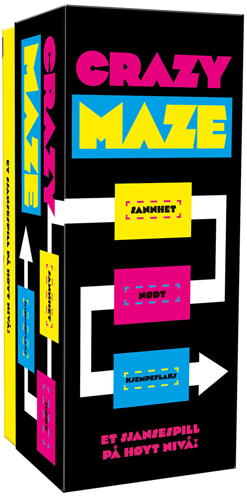 Crazy Maze Partyspill Norsk utgave