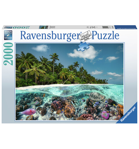 A Dive in the Maldives 2000 biter Puslespill - Ravensburger Puzzle