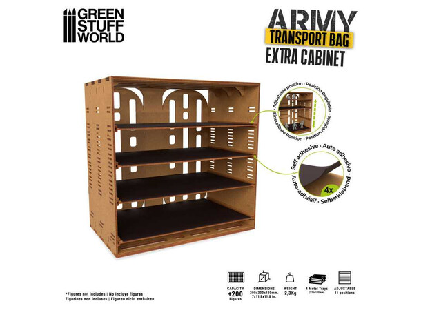 Army Transport Bag - Ekstra kabinett M Green Stuff World 