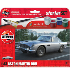 Aston Martin DB5 Starter Set Airfix 1:43 Byggesett 11 cm