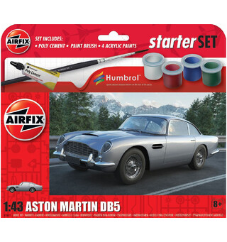 Aston Martin DB5 Starter Set Airfix 1:43 Byggesett 11 cm