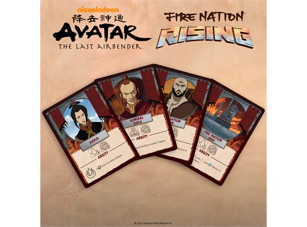 Avatar Fire Nation Rising Brettspill Avatar Last Airbender
