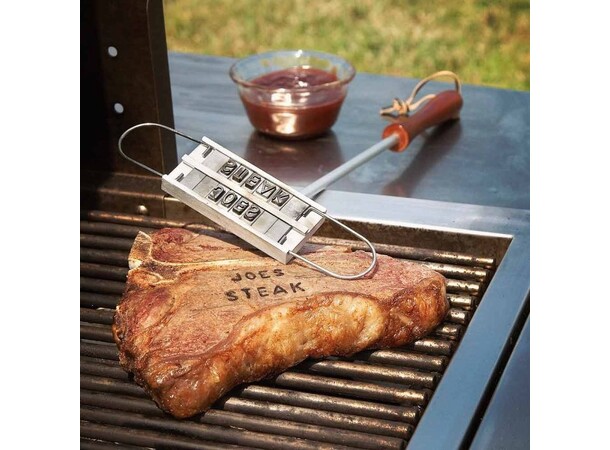 BBQ-järn - 55 bokstäver BBQ Branding Iron 