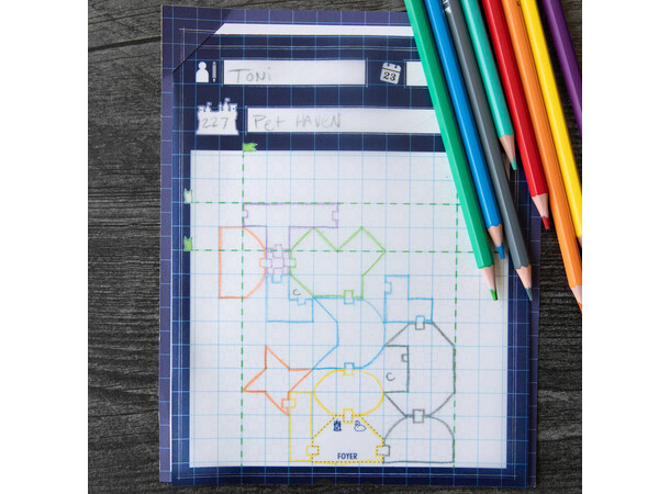Blueprints of Mad King Ludwig Brettspill 