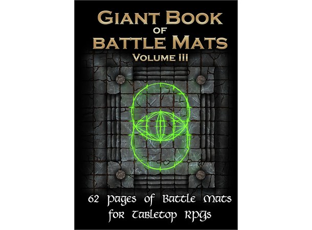 Book of BattleMats GIANT VOL.3 60 sider 60 sider Spiralinnbundet-2,5cm rutenett