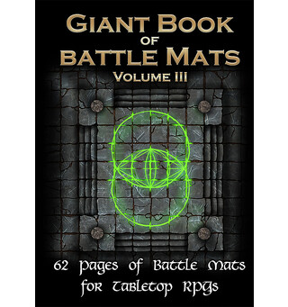 Book of BattleMats GIANT VOL.3 60 sider 60 sider Spiralinnbundet-2,5cm rutenett