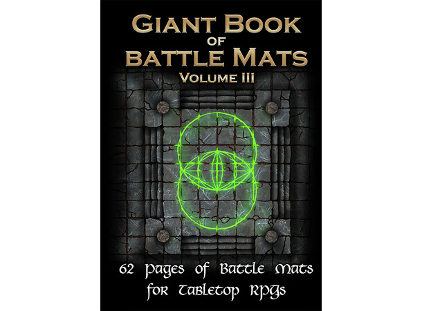 Book of BattleMats GIANT VOL.3  60 sidor Spiralbunden - 2,5 cm rutnät 