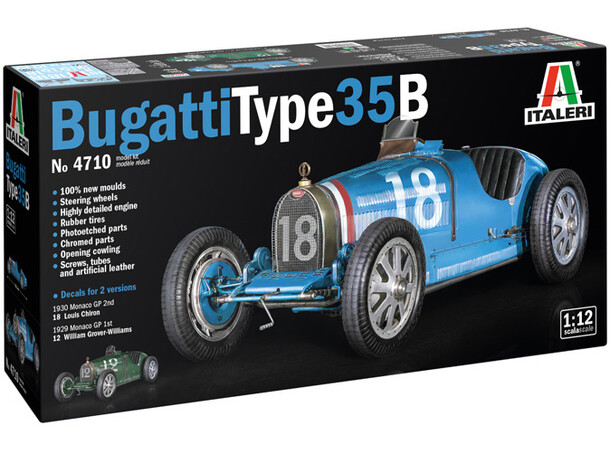 Bugatti Type 35B Italeri 1:12 Byggsats 