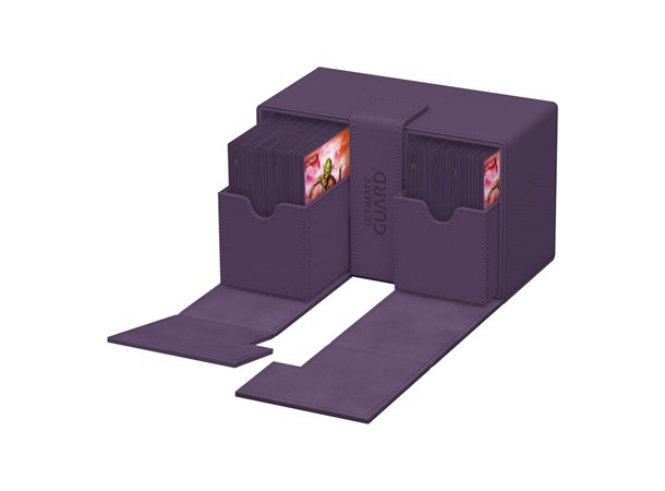 Card Box Twin Flip N Tray 160+ Lilla Ultimate Guard Xenoskin Monocolor