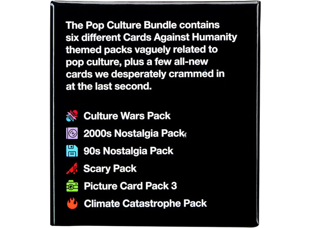 Cards Against Humanity Pop Culture Exp Utvidelse til Cards Against Humanity 