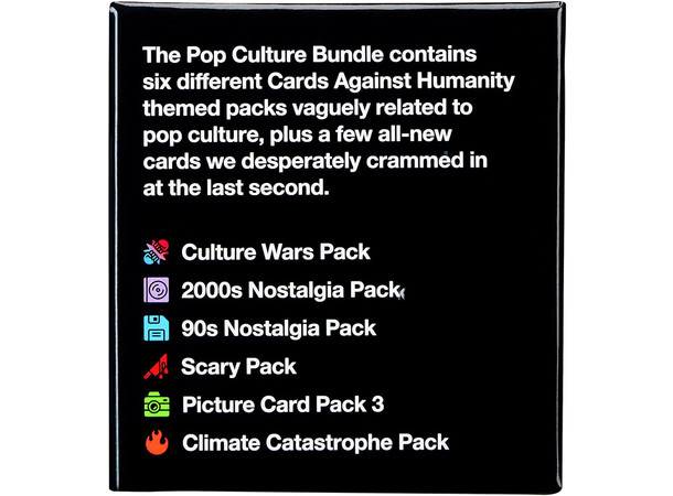 Cards Against Humanity Pop Culture Exp Utvidelse til Cards Against Humanity