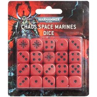 Chaos Space Marines Dice Set Warhammer 40K