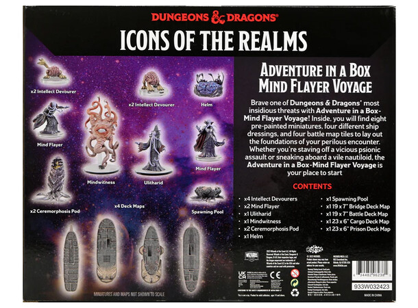 D&D Figur Icons Mind Flayer Voyage Icons of the Realms Adventure in a Box
