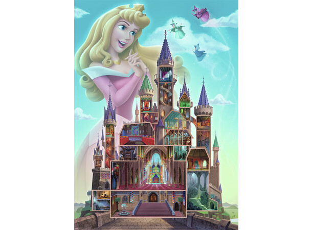 Disney Castle Aurora 1000 biter Ravensburger Puzzle Puslespill