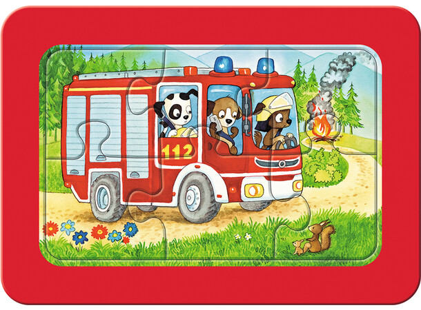 Djur i aktion Pussel 3x6 bitar Ravensburger My First Puzzles 