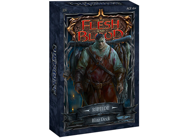 Flesh & Blood Outsiders Blitz Riptide Ferdigbygget 40+ kort deck