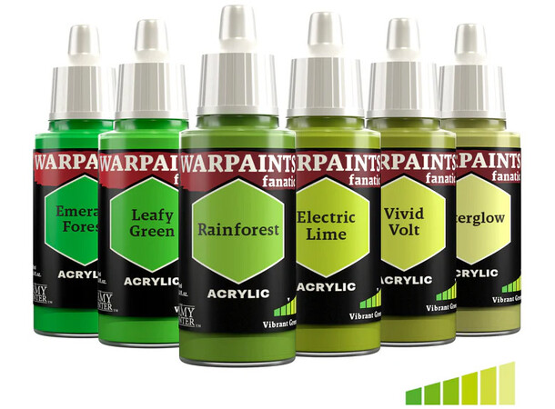 Flexible Triad Vibrant Greens Army Painter Warpaints Fanatic 