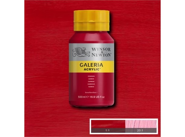 Galeria Acrylic Crimson 500ml Winsor & Newton
