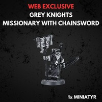 Grey Knights Missionary with Chainsword Warhammer 40K