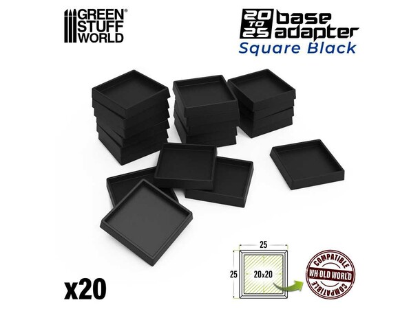 Hollow Plastic Bases 25mm Green Stuff World - Passer til Old World 