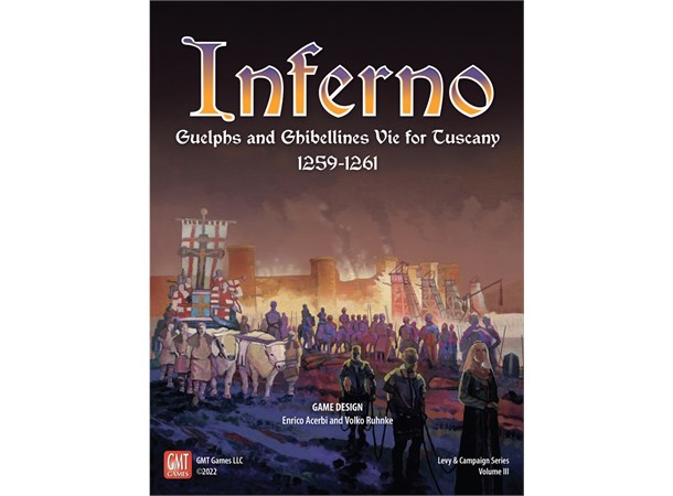 Inferno Brettspill Guelphs & Ghibellines Vie for Tuscany